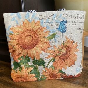 Sunflower tote bag